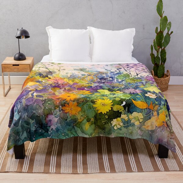 Item preview, Watercolor Floral bloom spring Garden1 designed and sold by Red Witch Art.