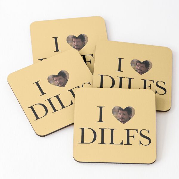 Item preview, I Love Dilfs - Pedro Pascal designed and sold by Kaisy Koin.