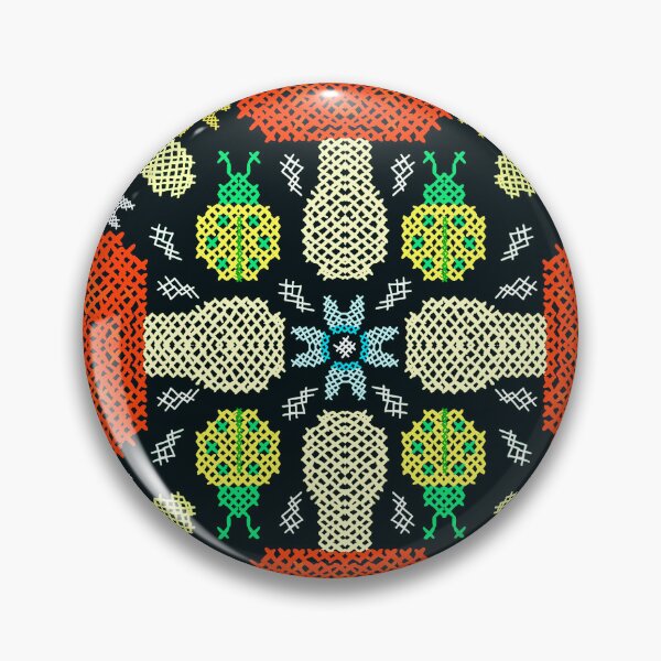Item preview, Quilt Mushroom and Bugs designed and sold by mitalim.