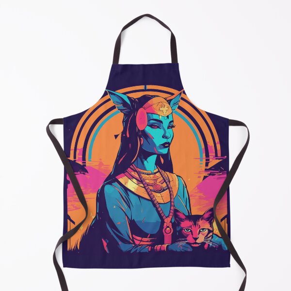 Item preview, Synthwave Bastet designed and sold by 8bitbubbles.