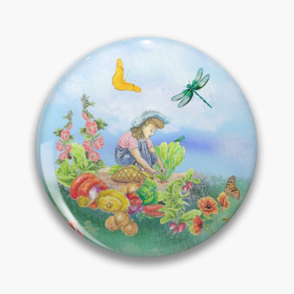 Item preview, Garden Girl 1940's Victory Garden designed and sold by CheranY.