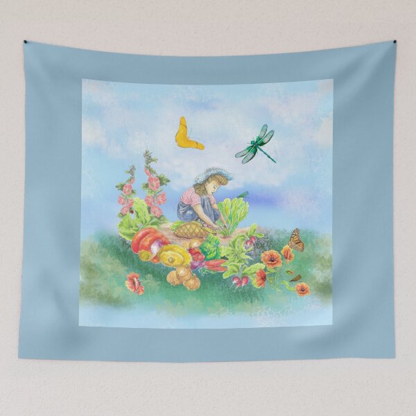 Item preview, Garden Girl 1940's Victory Garden designed and sold by CheranY.