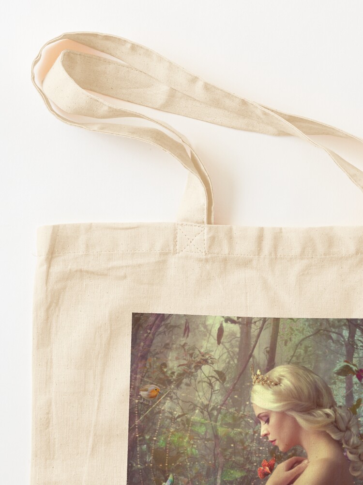 Thumbnail 3 of 5, Tote Bag, Step Softly designed and sold by phatpuppyart.