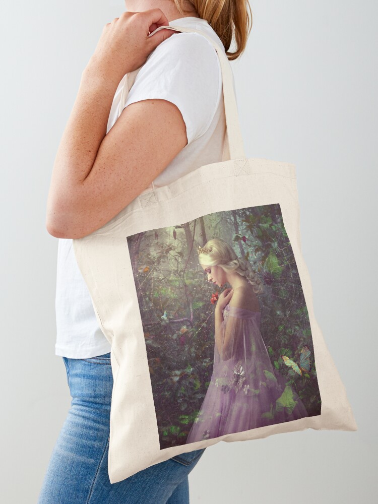 Thumbnail 1 of 5, Tote Bag, Step Softly designed and sold by phatpuppyart.
