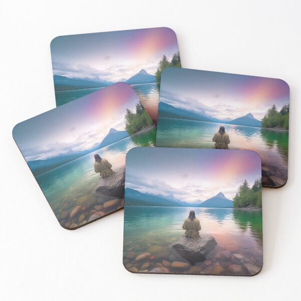 Item preview, Lake McDonald Holy Serenity designed and sold by ArtAttack3.