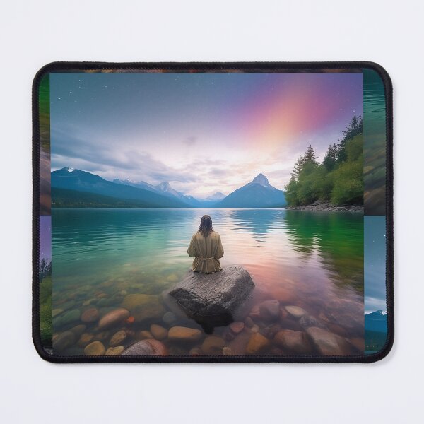 Item preview, Lake McDonald Holy Serenity designed and sold by ArtAttack3.