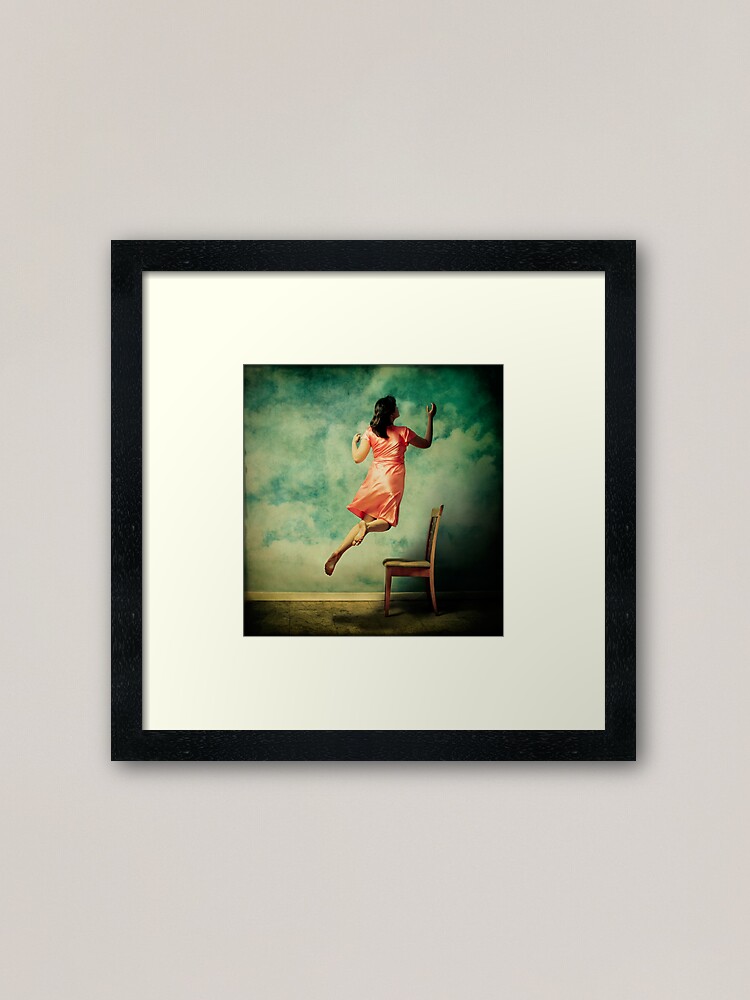 Thumbnail 1 of 7, Framed Art Print, A Dali Dream designed and sold by khilagan.