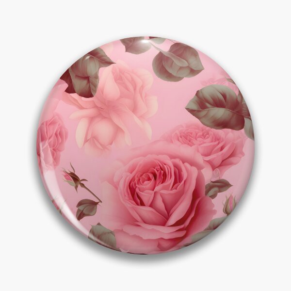 Item preview, Pink Roses Vector Pattern designed and sold by Patrick Brodeur.