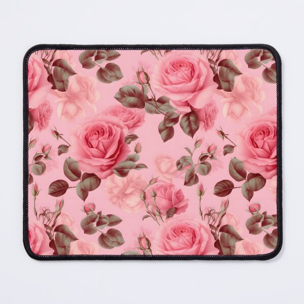 Item preview, Pink Roses Vector Pattern designed and sold by Patrick Brodeur.
