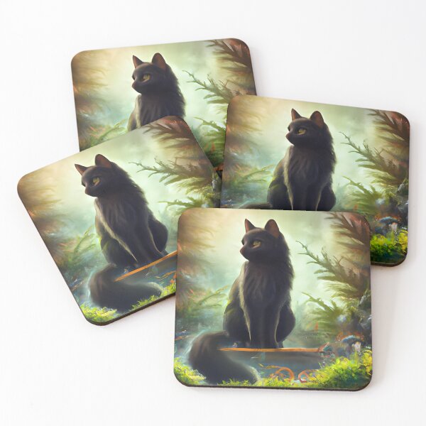 Item preview, Black Cat Sitting digital art designed and sold by KMGunn.