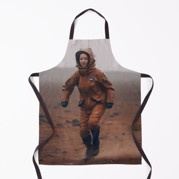 Item preview, Woman running on mars designed and sold by Cr-AI-tive.