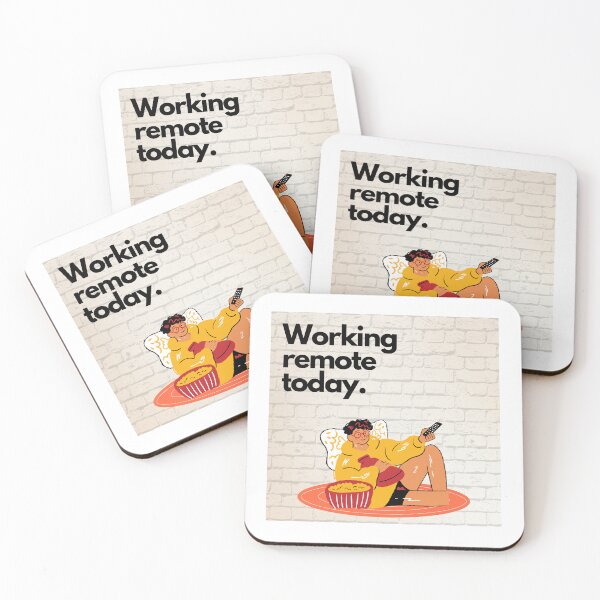 Item preview, Working Remote Today designed and sold by LivingTheDream7.