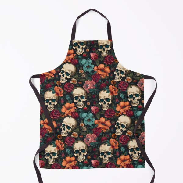 Artikelvorschau, "Floral & Skulls" - Gotische Vintage-Ästhetik. entworfen und verkauft von Patrick Brodeur.