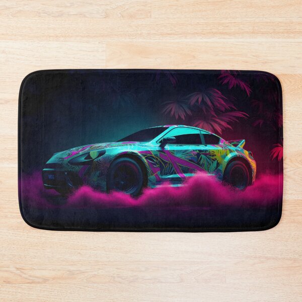 Item preview, Rally car at night designed and sold by Cr-AI-tive.