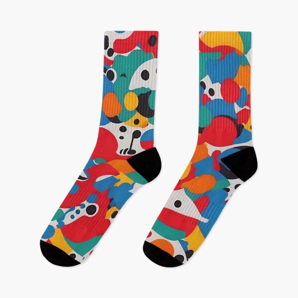 Item preview, A highly colorful repeating pattern of complex shapes designed and sold by Gary Gable.