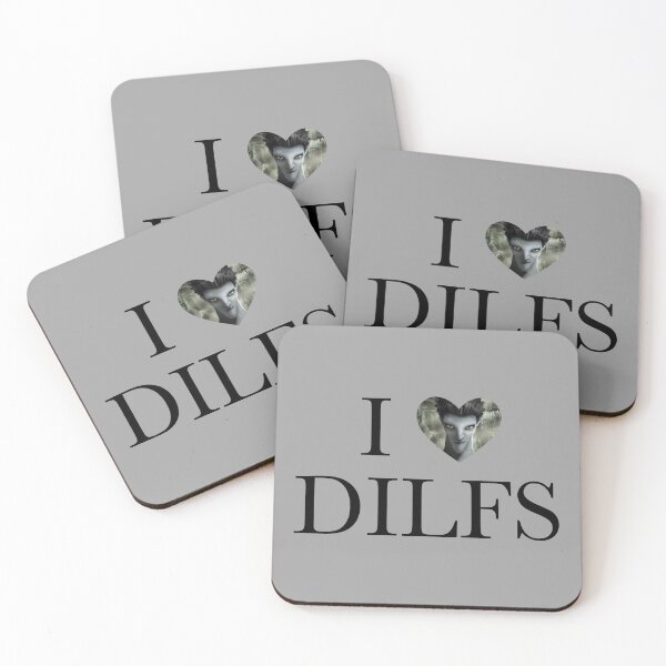 Item preview, I Love Dilfs - Pitch Black designed and sold by Kaisy Koin.