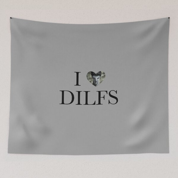Item preview, I Love Dilfs - Pitch Black designed and sold by Kaisy Koin.