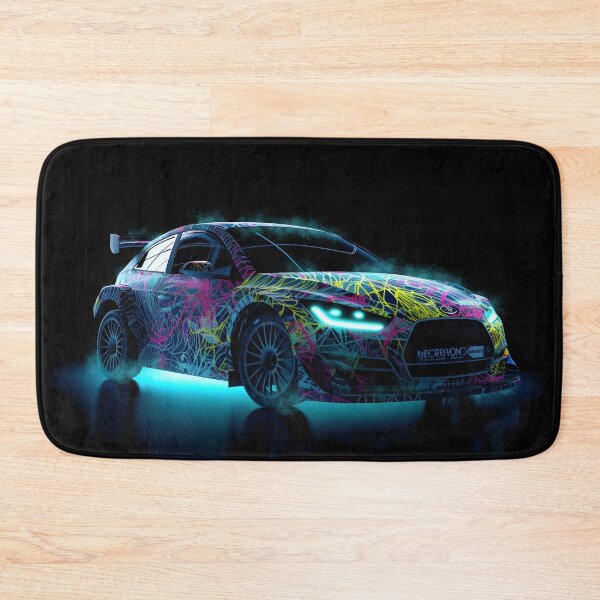 Item preview, Rally car in the dark designed and sold by Cr-AI-tive.