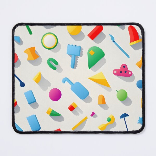 Item preview, Objects pattern - white background designed and sold by Cr-AI-tive.