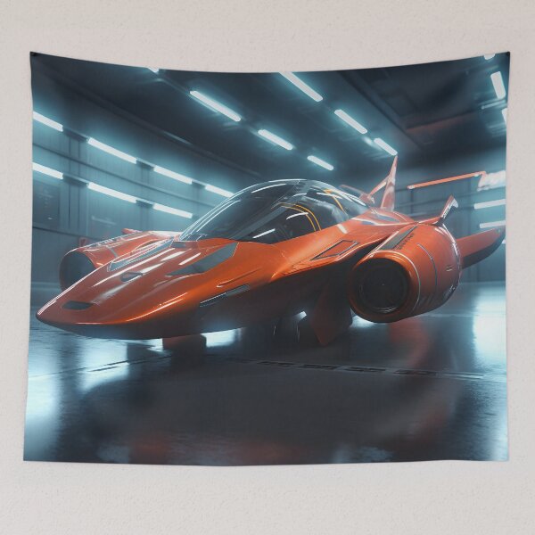 Item preview, A futuristic racing plane designed and sold by Cr-AI-tive.