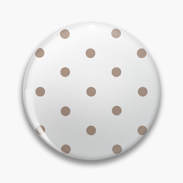 Item preview, Small WARM TAUPE and WHITE POLKA DOTS designed and sold by RachelMacht.