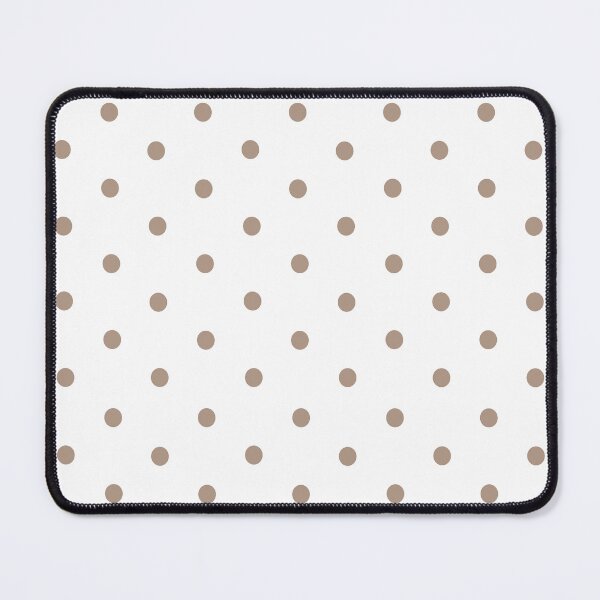 Item preview, Small WARM TAUPE and WHITE POLKA DOTS designed and sold by RachelMacht.