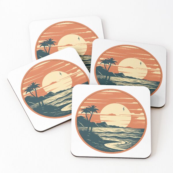Item preview, Sunset at the Beach designed and sold by ArtByDominique.