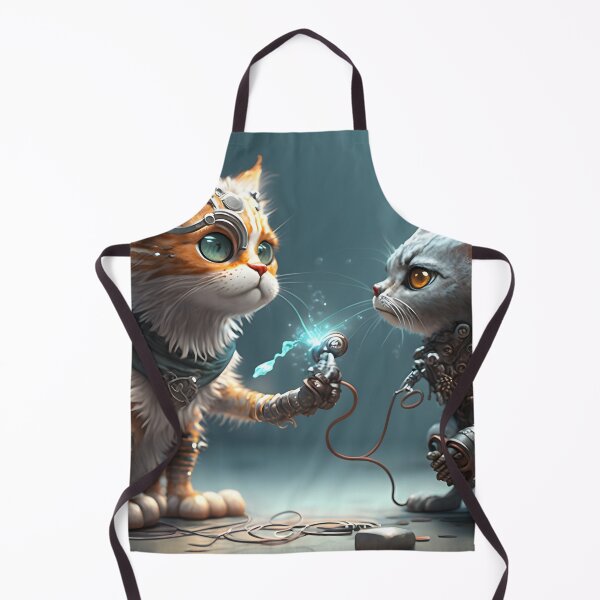 Item preview, Cats doing experiments designed and sold by Cr-AI-tive.