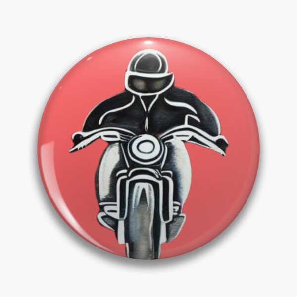 Item preview, graphic outline night motorcycle driver sharp motorcycle ride designed and sold by JaroDesign2023.