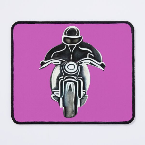 Item preview, graphic outline night motorcycle driver sharp motorcycle ride designed and sold by JaroDesign2023.