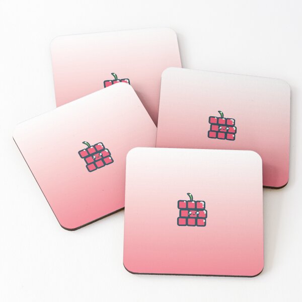 Item preview, Cute Square Raspberry Illustration  Panic-Graphics designed and sold by Panic-Graphics.