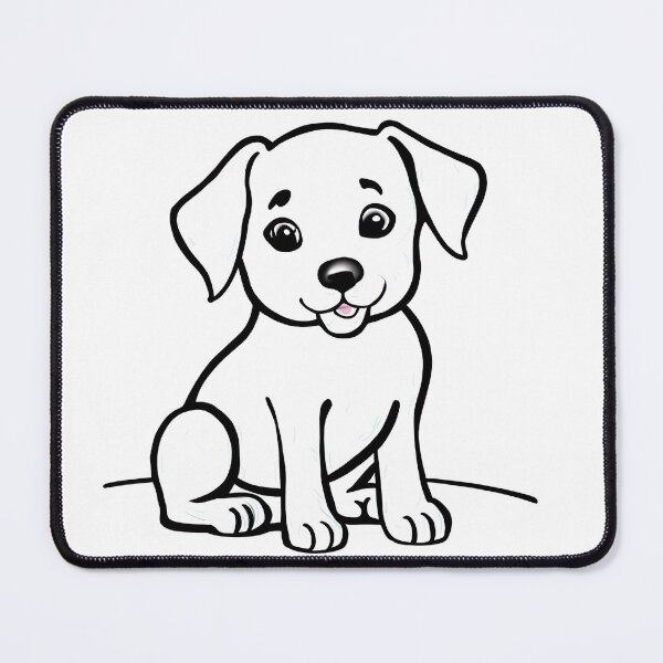 Item preview, Dog Art, a realistic dog drawing puppy sketch.  Dog Sketch designed and sold by PhotoCreationXP.