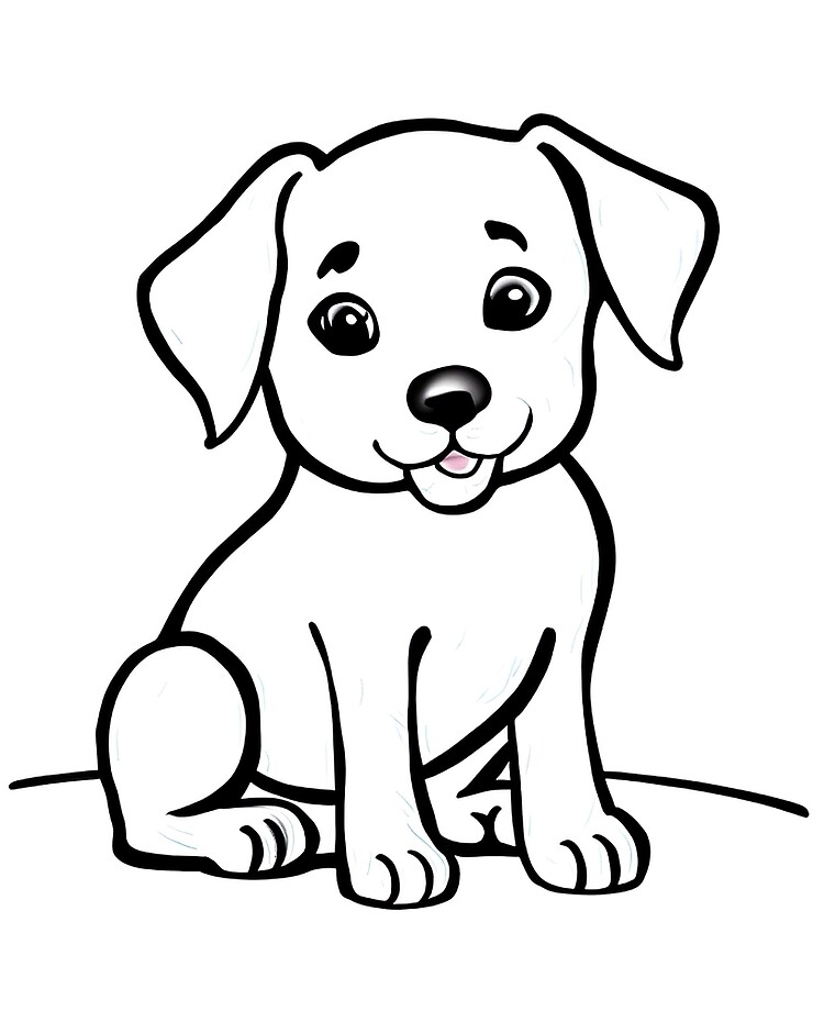 Dog Sketchbook for Kids ages 4-8 Blank Paper for Drawing.
