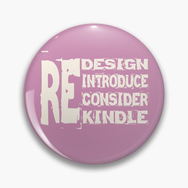 Item preview, Redesign Reintroduce Reconsider Rekindle White sticker,    designed and sold by KesDesigns ⭐⭐⭐⭐⭐.