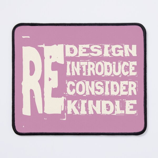 Item preview, Redesign Reintroduce Reconsider Rekindle White sticker,    designed and sold by KesDesigns ⭐⭐⭐⭐⭐.