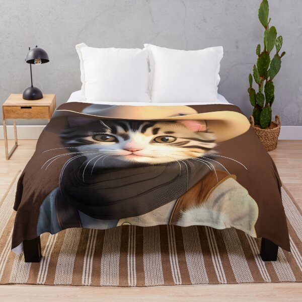 Item preview, Cowboy Cat - Modern Digital Art designed and sold by Ai-michiart.