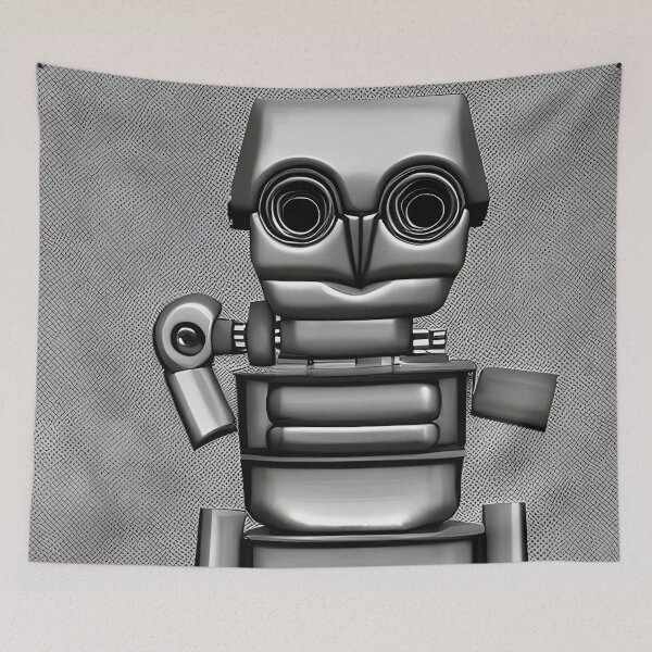 Item preview, Robot in the style of famous art. designed and sold by CRAFTER-MEDIA.