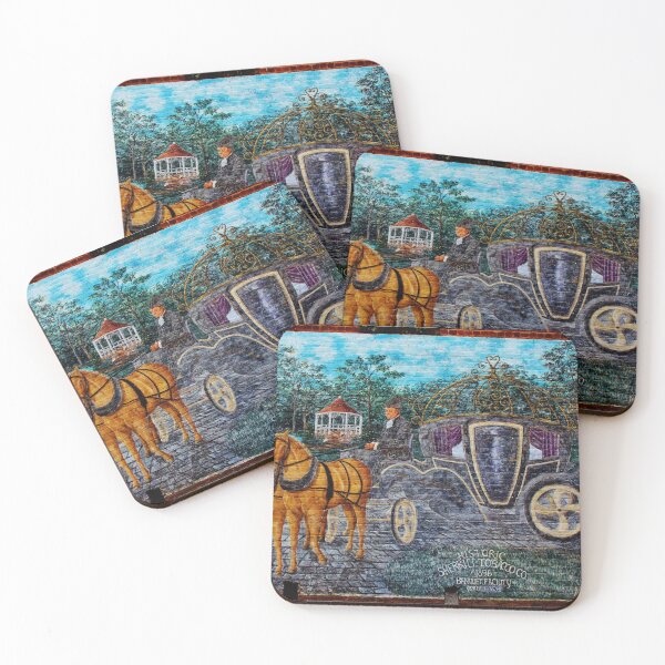 Item preview, Horse And Carriage Mural designed and sold by Cynthia48.