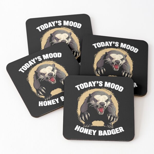 Item preview, Honey Badger Todays Mood designed and sold by kudostees.