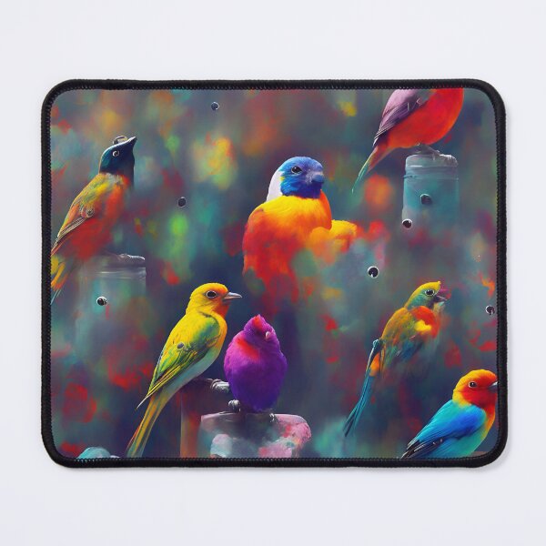 Item preview, different birds in water color painting designed and sold by basitcv.