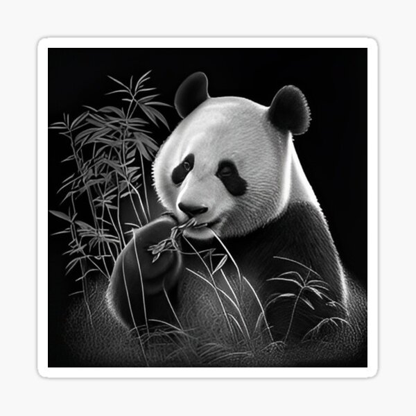 pintura panda  Panda drawing, Panda sketch, Panda art