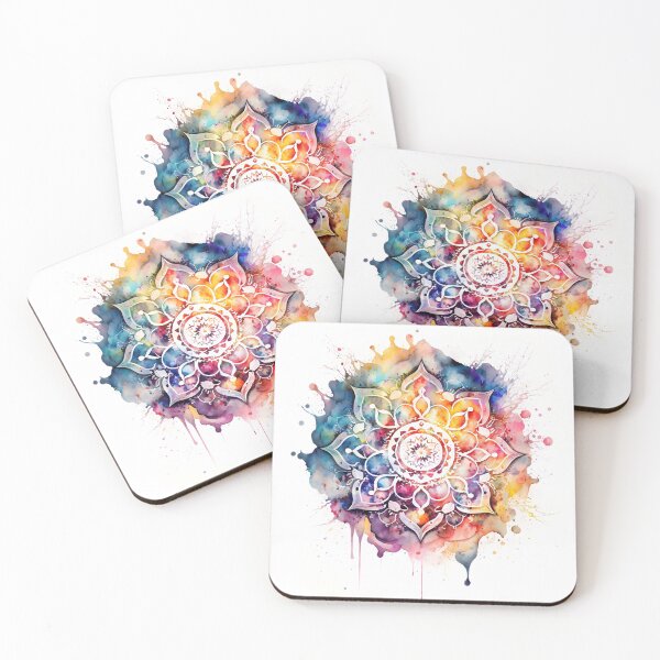 Item preview, Watercolor Mandala designed and sold by BrigitaArtShop.