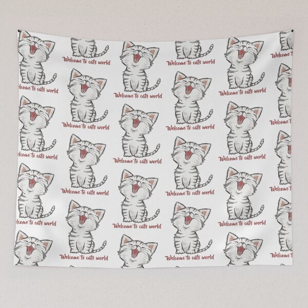 Item preview, Welcome to cats world designed and sold by AppleMe.