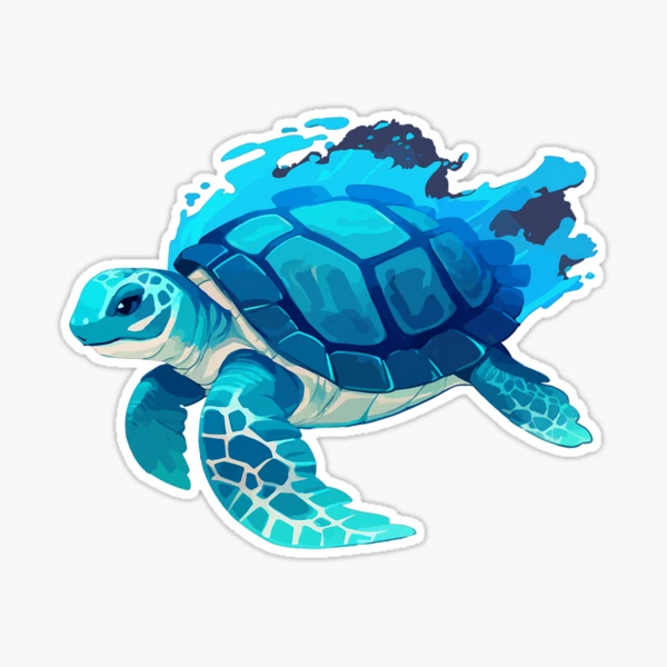 Lovely Cartoon Sea Turtle Wall Decals - 8 Sheets, Removable PVC Stickers For Bedroom, Kids Room - View #6