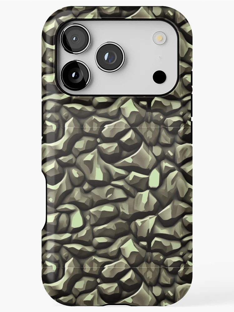 Thumbnail 1 of 4, iPhone Case, solid stone pattern designed and sold by basitcv.