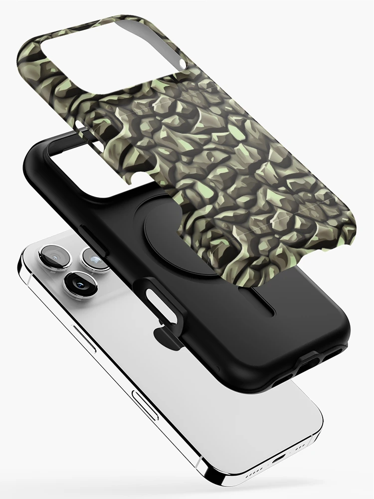Thumbnail 2 of 4, iPhone Case, solid stone pattern designed and sold by basitcv.