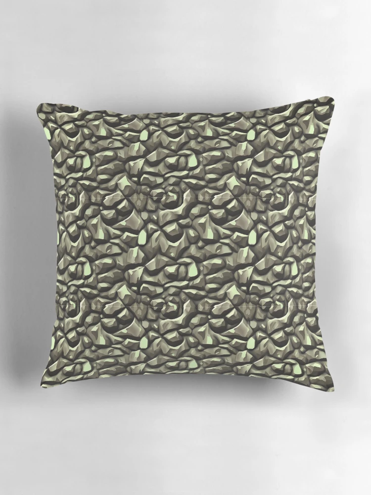 Thumbnail 3 of 4, Pillow, solid stone pattern designed and sold by basitcv.