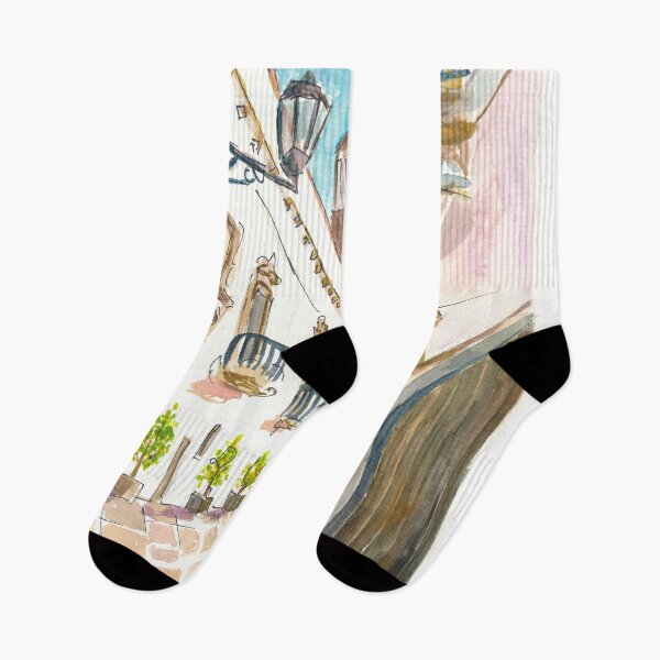 Item preview, Locorotondo small Italian Country Town Street Scene designed and sold by artshop77.