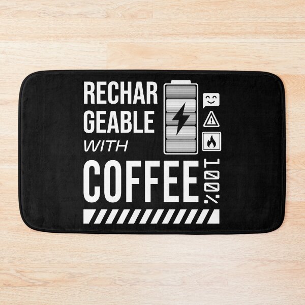 Item preview, Rechargeable with Coffee - White Label designed and sold by forgottenfuture.