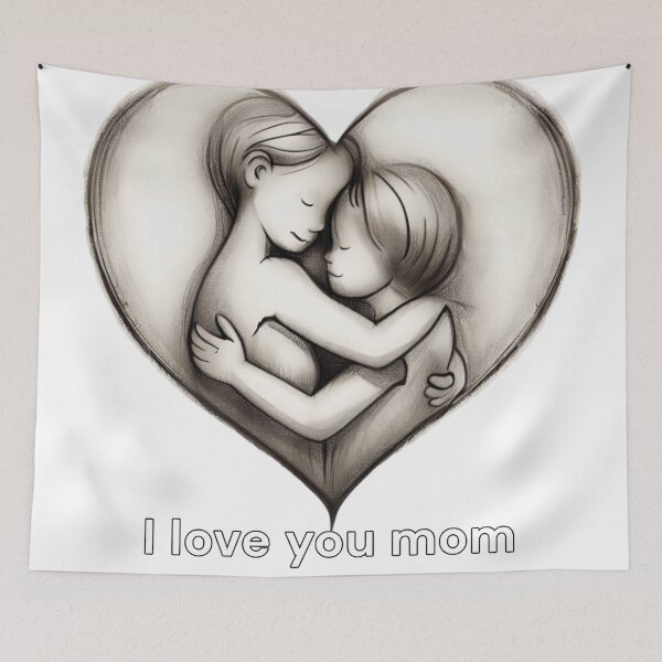 Item preview, I love you mom designed and sold by Merelita.